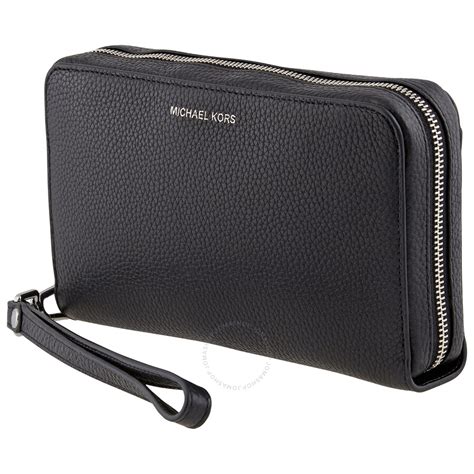 michael kors essential zip wallet black